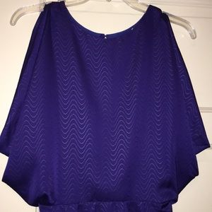 Royal blue dress sz M NWT